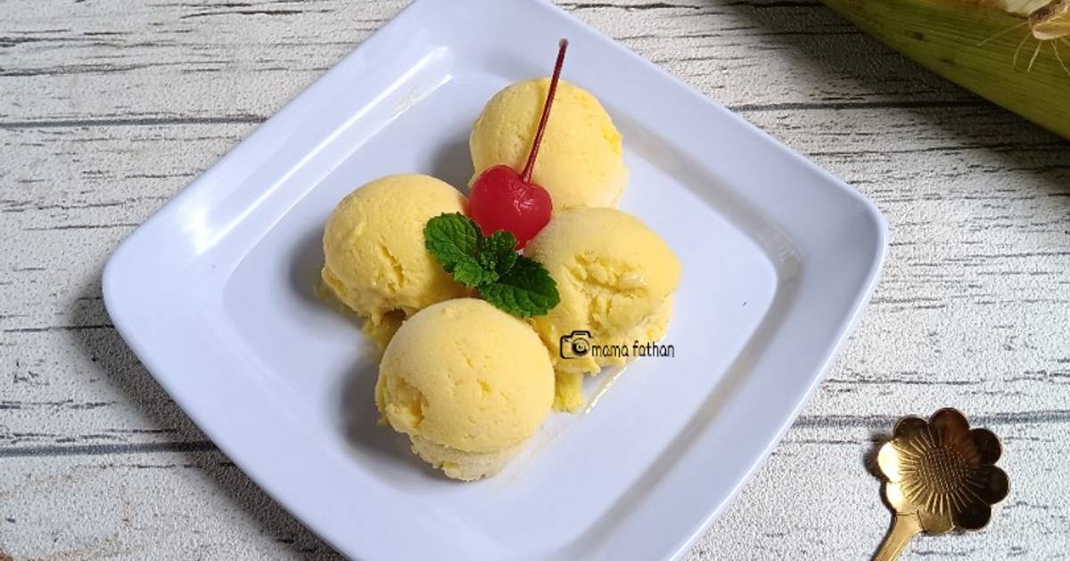 Resep Es Krim Jagung Manis Mudah dan Praktis Dihidangkan