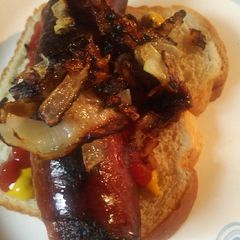 A picture of Pan Fried Quarter Pounder.