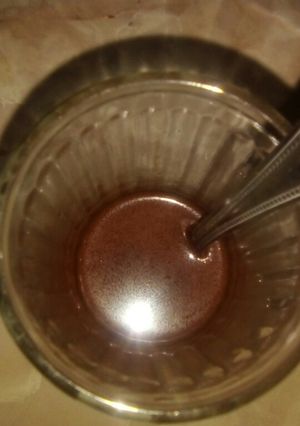 Una foto de Chocolate líquido o nieve casera