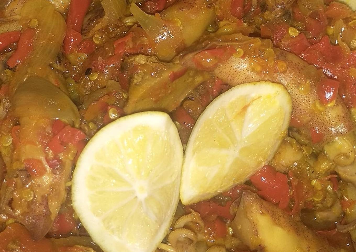 Cumi asin balado