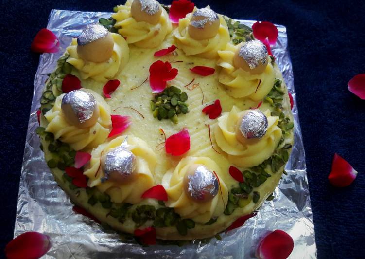 Recipe of Ultimate #Shivratri    Fast (vrat)Rasmalai cake
