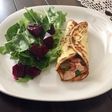 Panqueque “light” relleno de atún