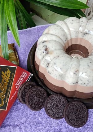 Foto resep Puding Coklat Oreo Milo