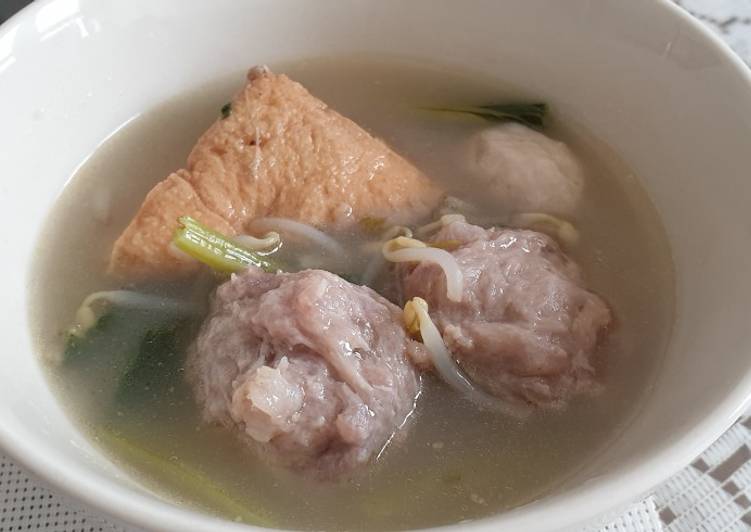 Resep masakan Kuah sawi bakso | Cara Masak Kuah sawi bakso Yang Enak Dan Mudah