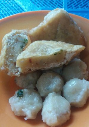 Foto resep Bakso tahu murni udang 😊