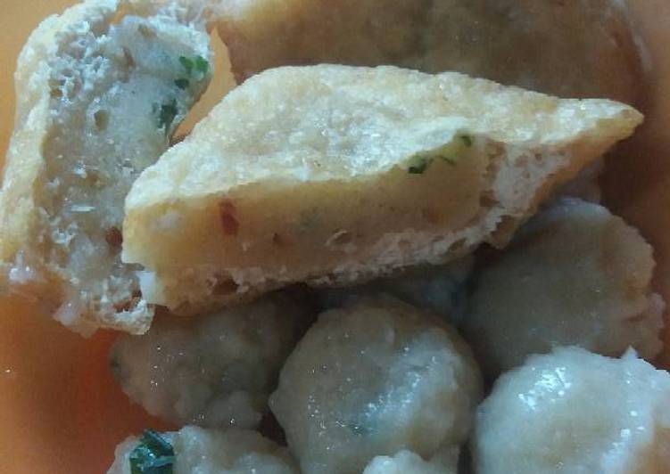 Resep Bakso tahu murni udang 😊 yang Bisa Manjain Lidah