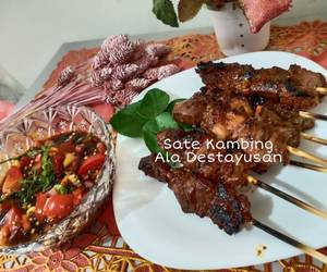 Resep mudah Sate Kambing Simple Empuk Enak Sempurna