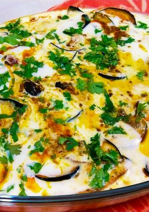 A picture of Dahi wale baingan🍆.