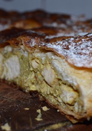 Una foto de Tarta Marroquí de pollo