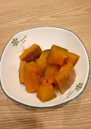 南瓜煮 的食譜成品照片