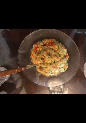 Una foto de Risotto de verduras