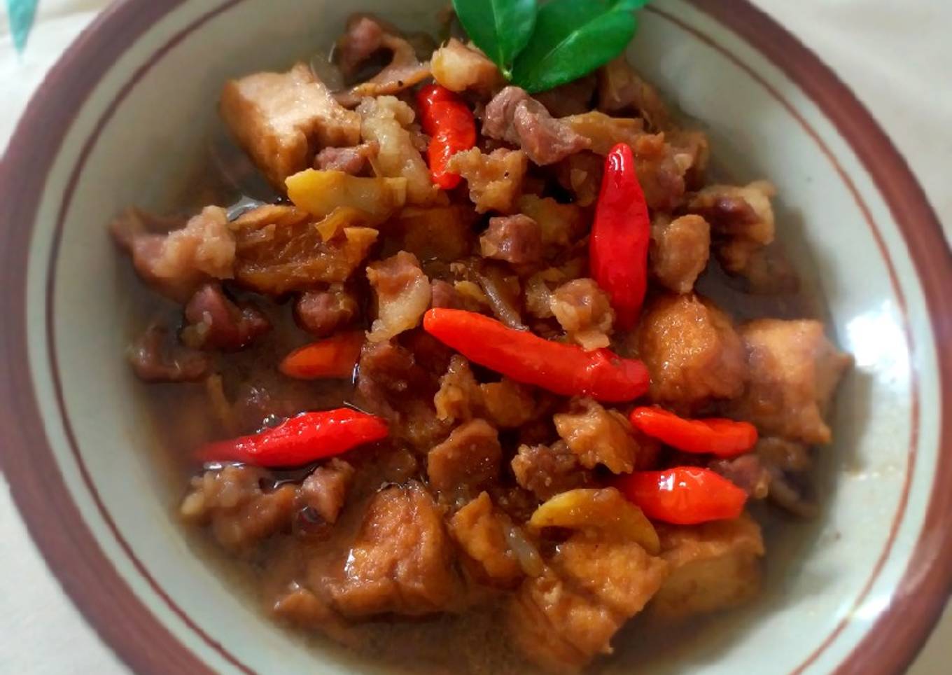 Daging babi kecap nikmat tiada tara