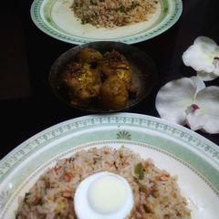 A picture of "Schezwan Veg. Fried Rice" #Cookpad.