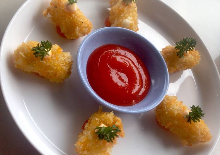Simple Fried Mozarella