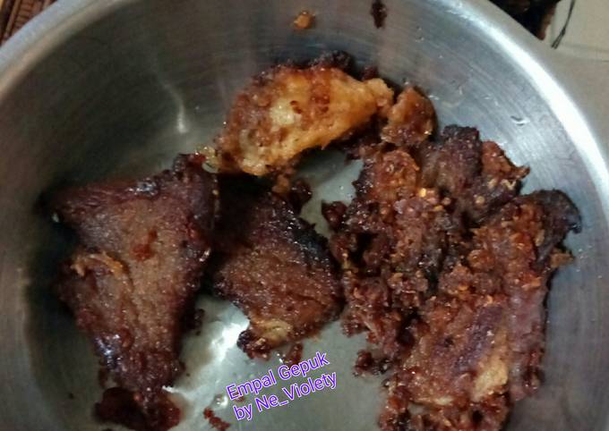 Resep Empal Gepuk Daging Sapi Oleh Nella Violety Cookpad