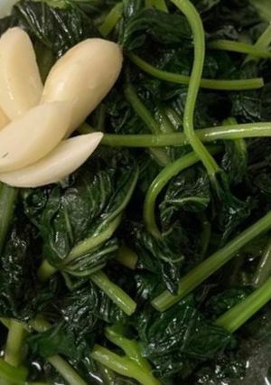 清炒地瓜葉 的食譜成品照片