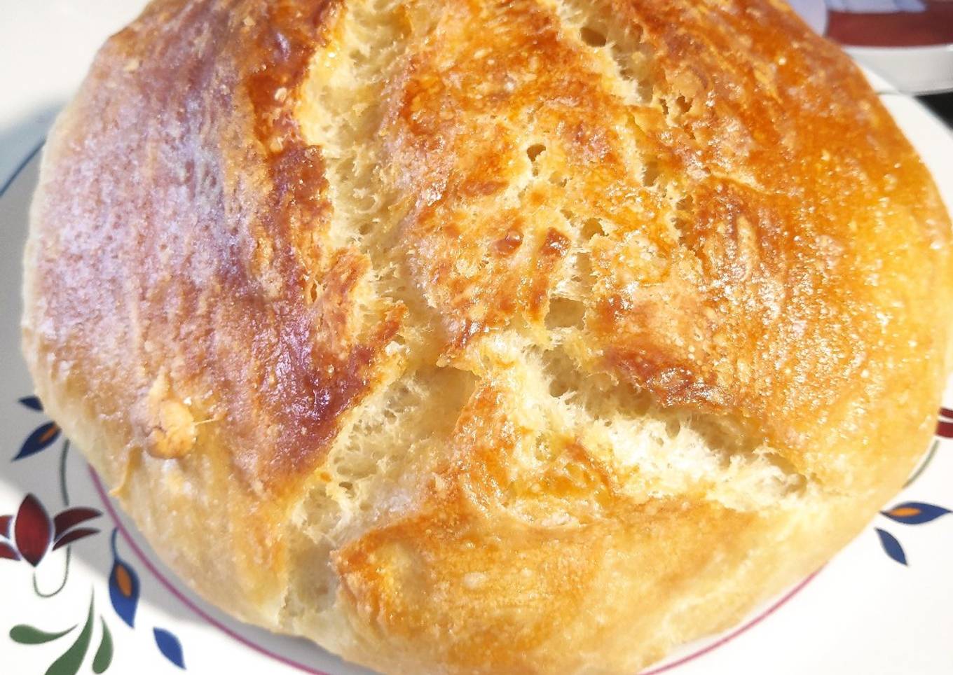 Steps to Make Quick Homemade No-Knead Rustic Bread