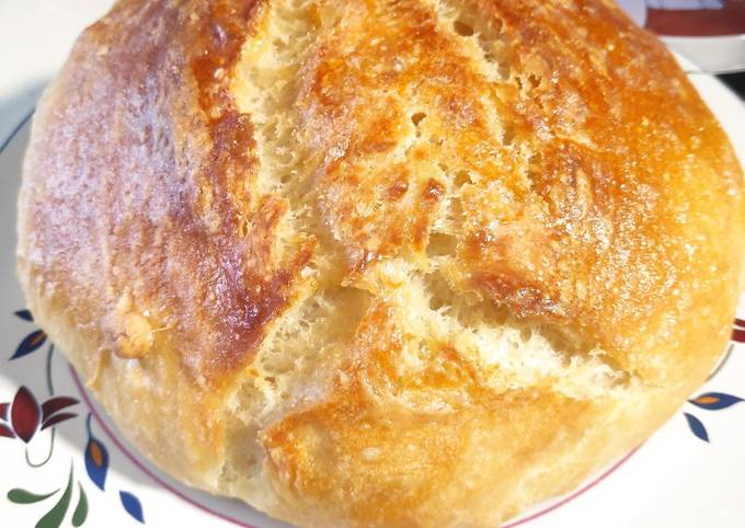 Homemade No-Knead Rustic Bread