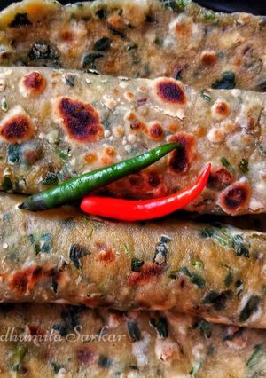 মেথি থেপলা(methi thepla recipe in bangali) রেসিপির প্রধান ছবি