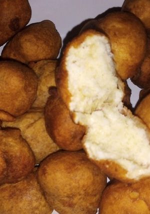 Una foto de Buñuelos de banana con 1 huevo