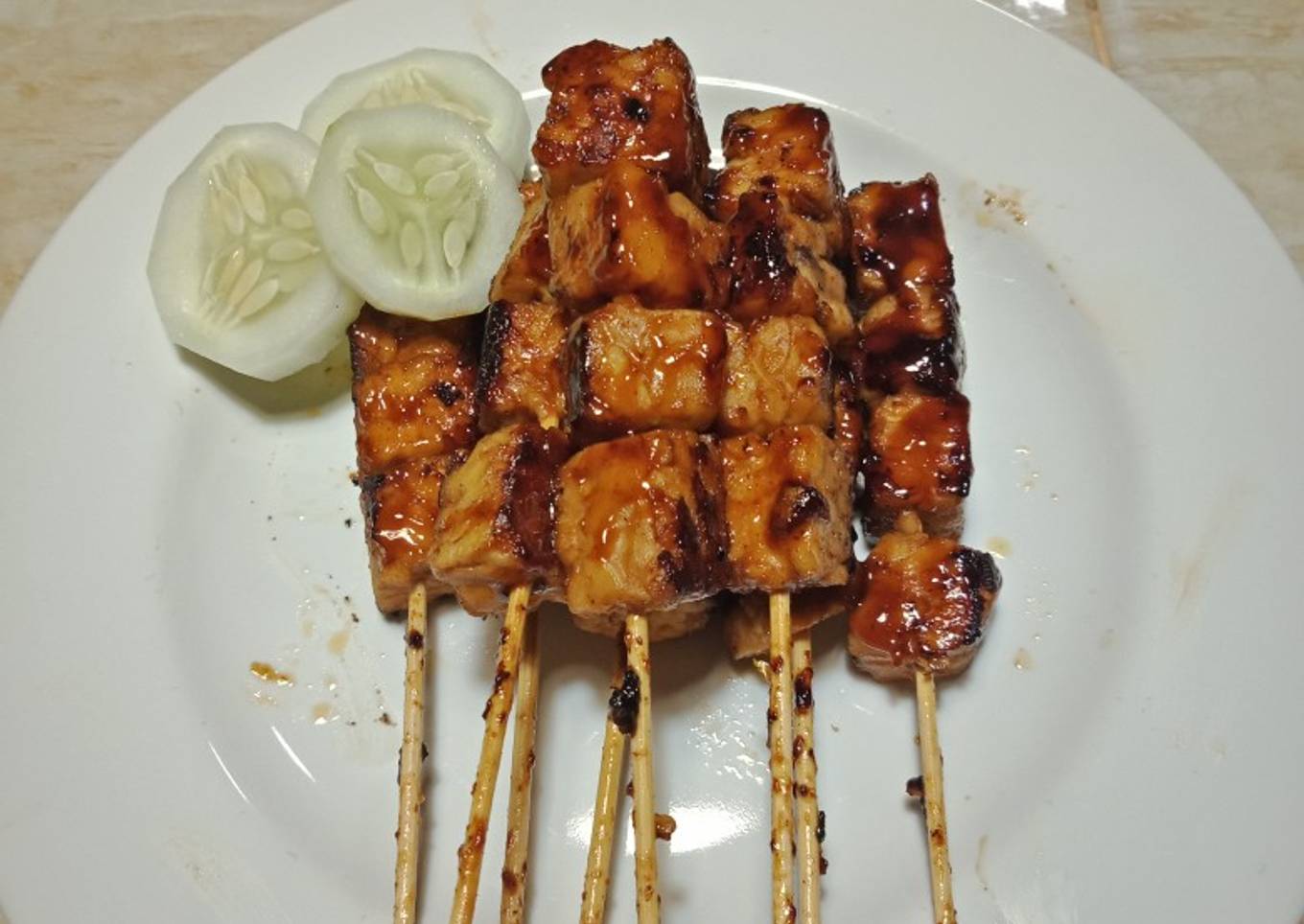 Sate Tempe pedas