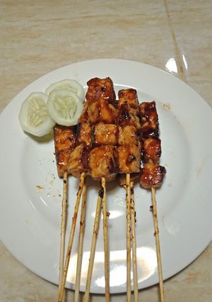Foto resep Sate Tempe pedas