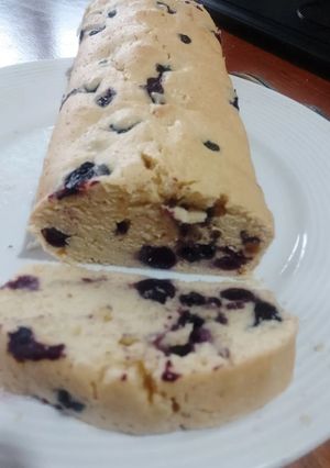 Una foto de Budín de Arándanos