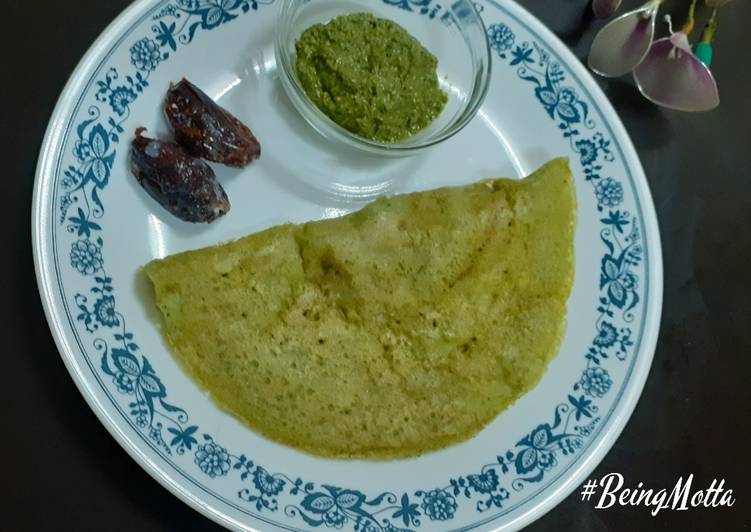 Steps to Make Homemade Yellow Moong Dal Dosa