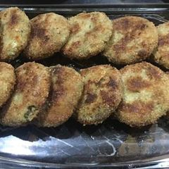 Potato cutlets A picture of Potato cutlets.
