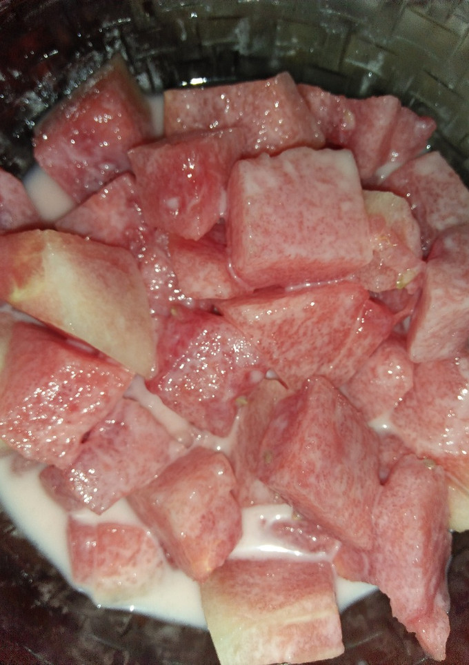 Foto resep Semangka susu segarrr