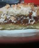 Tarta de coco y dulce de leche