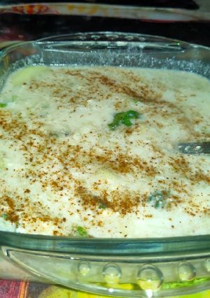 A picture of Cucumber mint raita.