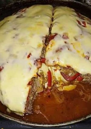 Una foto de Tarta de carne y verduras