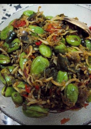 Foto resep Teri medan pete cabe ijo