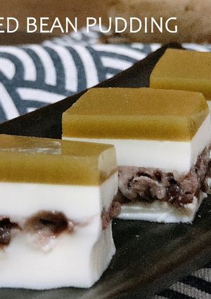 【影片】抹茶紅豆椰汁糕 的食譜成品照片