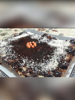 عکسی از دستور کیک بیسکوییتی ساده و فوری
