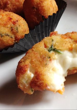 Foto resep Bitterballen Cheesy (Keju Moza Homemade)