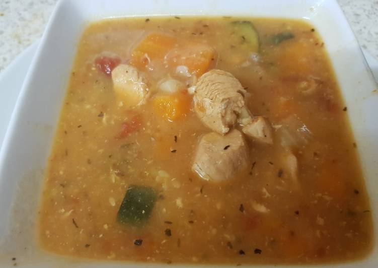 Recipe of Ultimate My Spiced Chicken Stew, so nice to come in out the cold to 😀