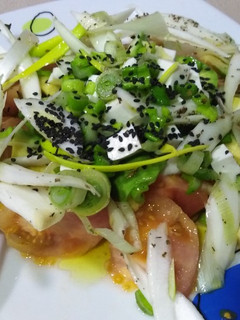 Una foto de Ensalada centro de mesa