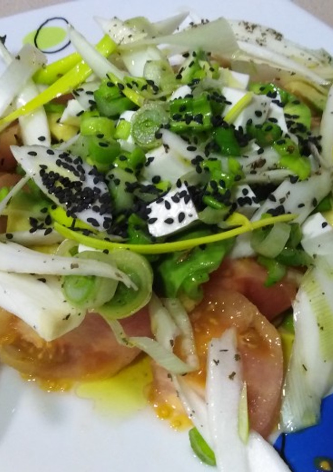 Una foto de Ensalada centro de mesa
