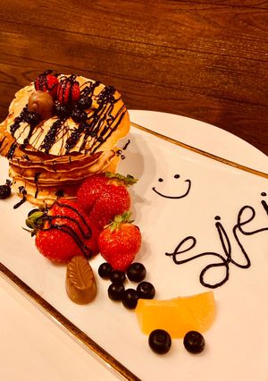 عکسی از دستور پنکیک عصرانه🥞