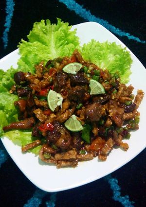 Foto resep Sambal goreng ati ampela dan tempe