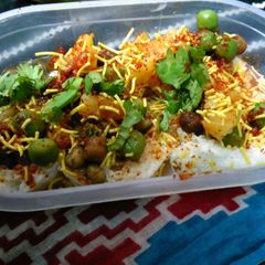 A picture of Healthy and tasty sprouts chaat salad.