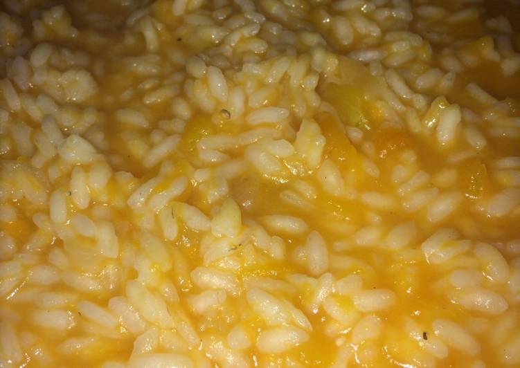 Risotto dietetico alla zucca