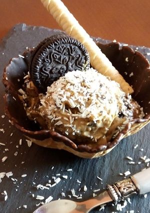 Foto principal de Helado casero de cacahuete