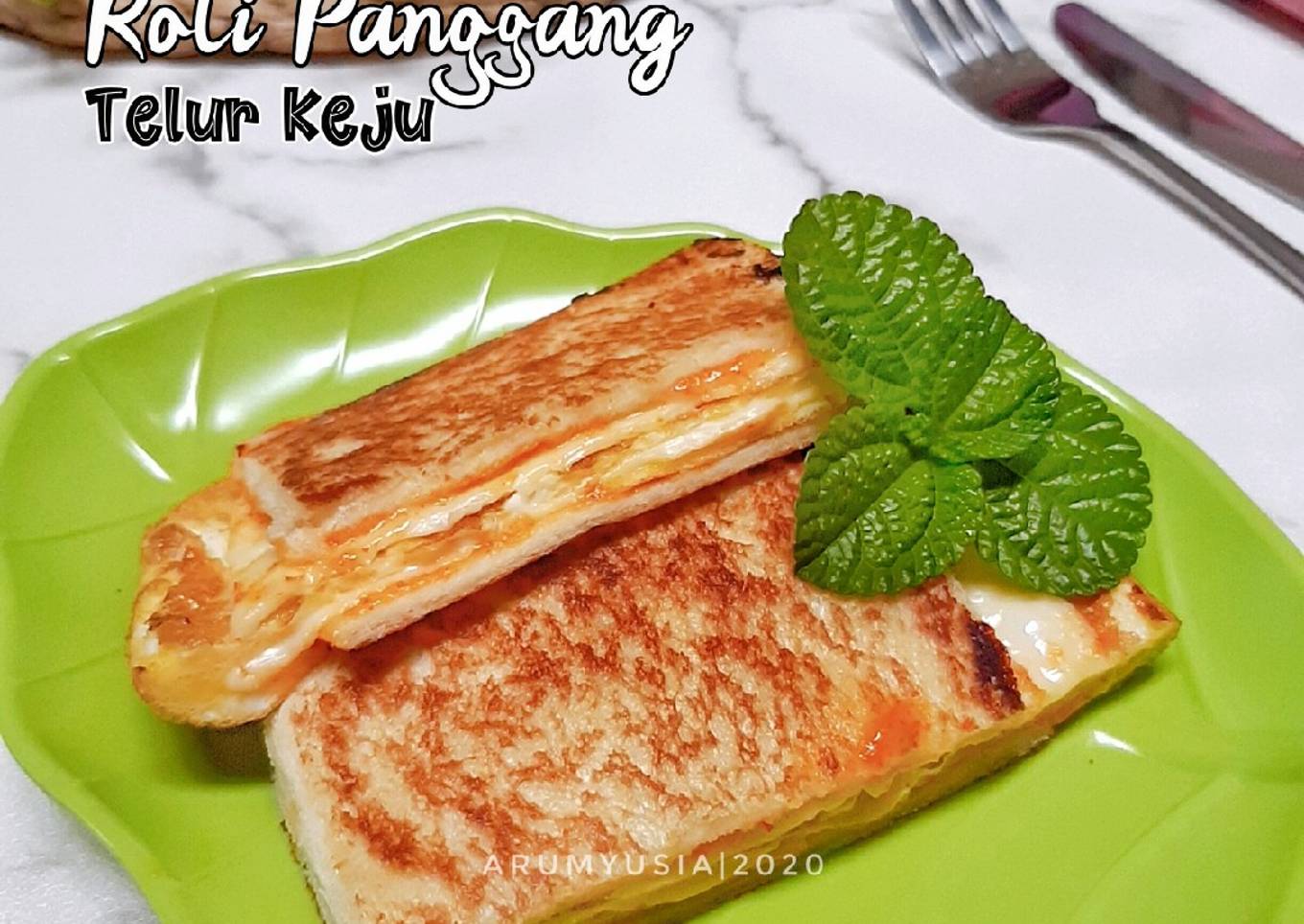 Roti Panggang Telur Keju