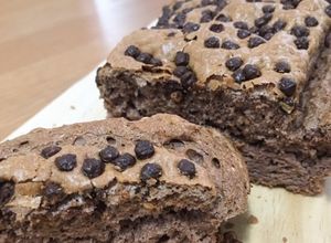 Foto principal de Bizcocho de avena con cacao puro y chips de choco