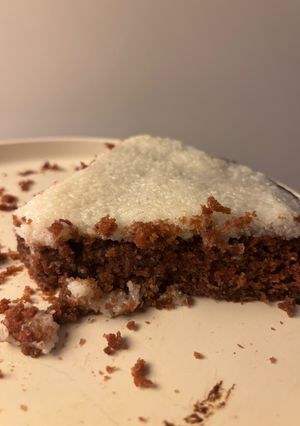 Una foto de Torta de coco chocolatosa