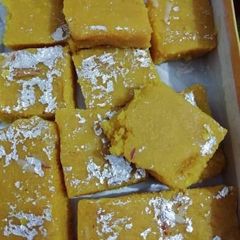 A picture of Besan Burfi.