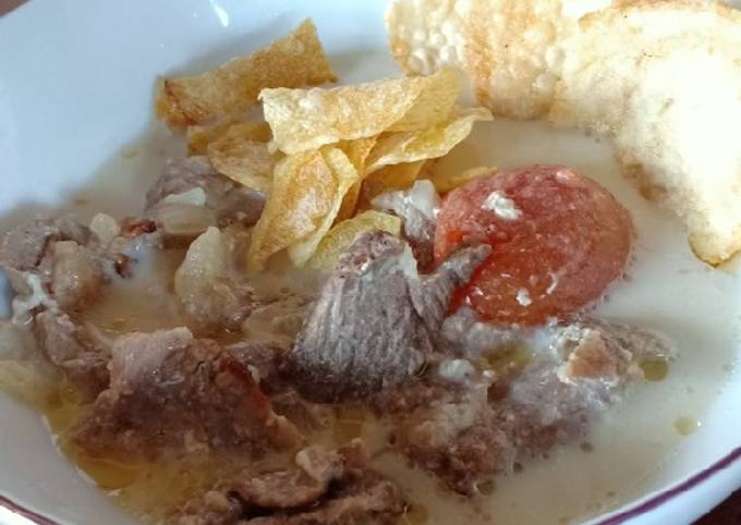 Soto betawi susu